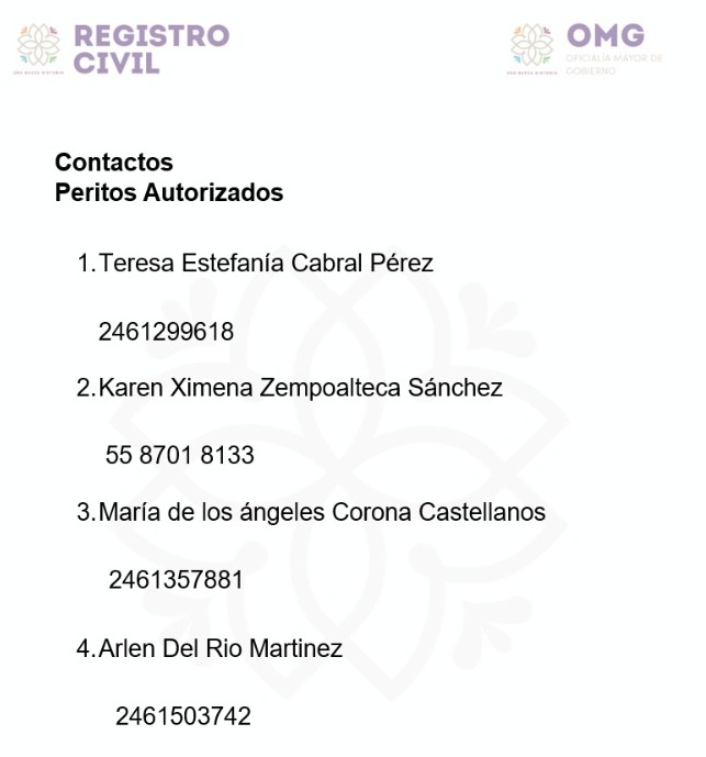 Acuerdo del Perito Traductor