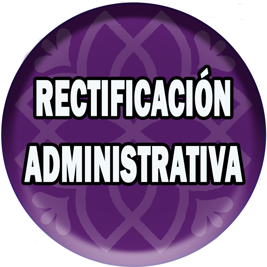 Rectificación Administrativa